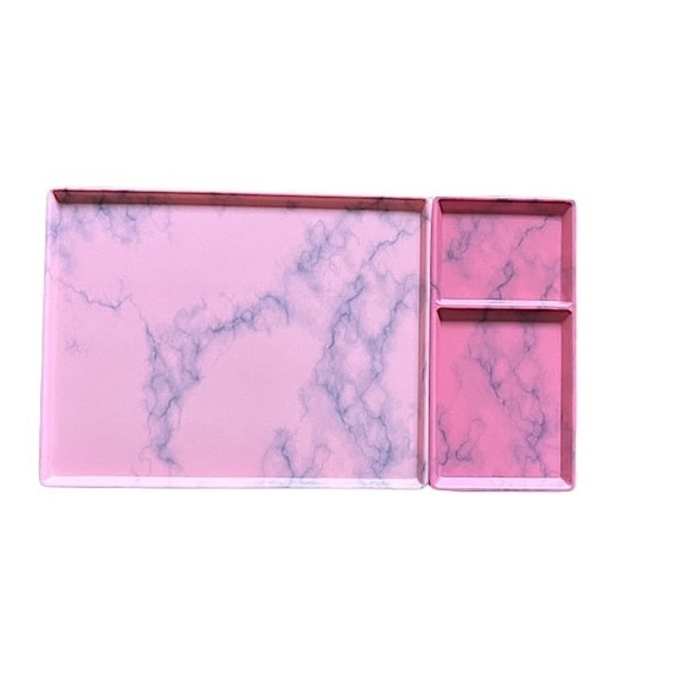 TARGET MARBLE VANITY TRAYS​ PINK SET OF 2